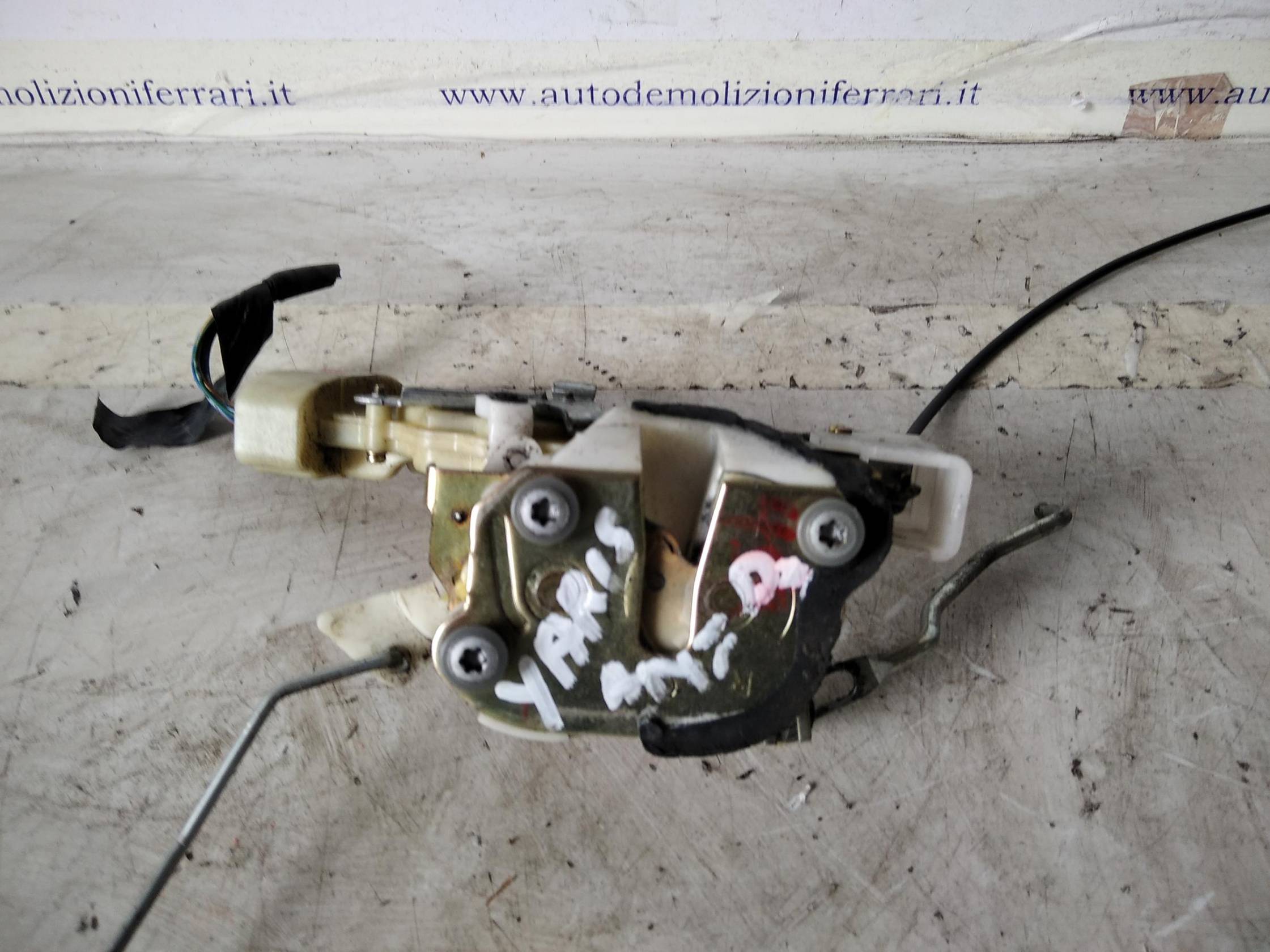 Serratura porta ant. dx.